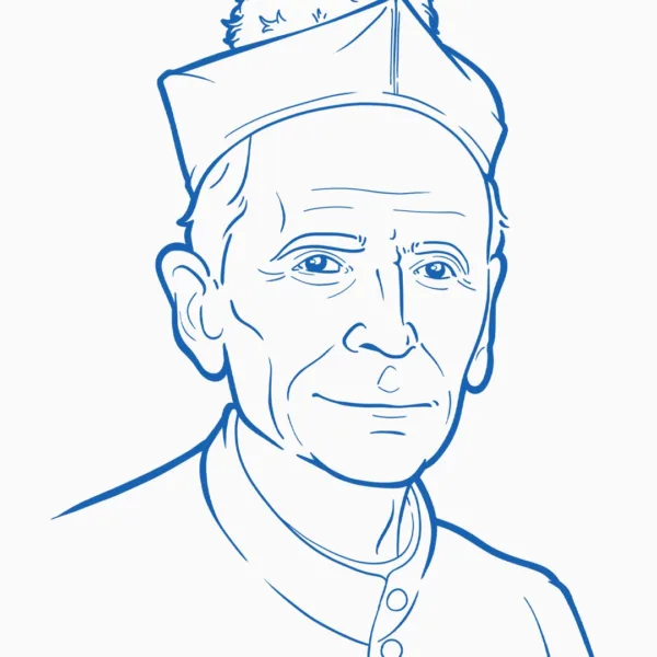 Ilustração do Beato Miguel Rua