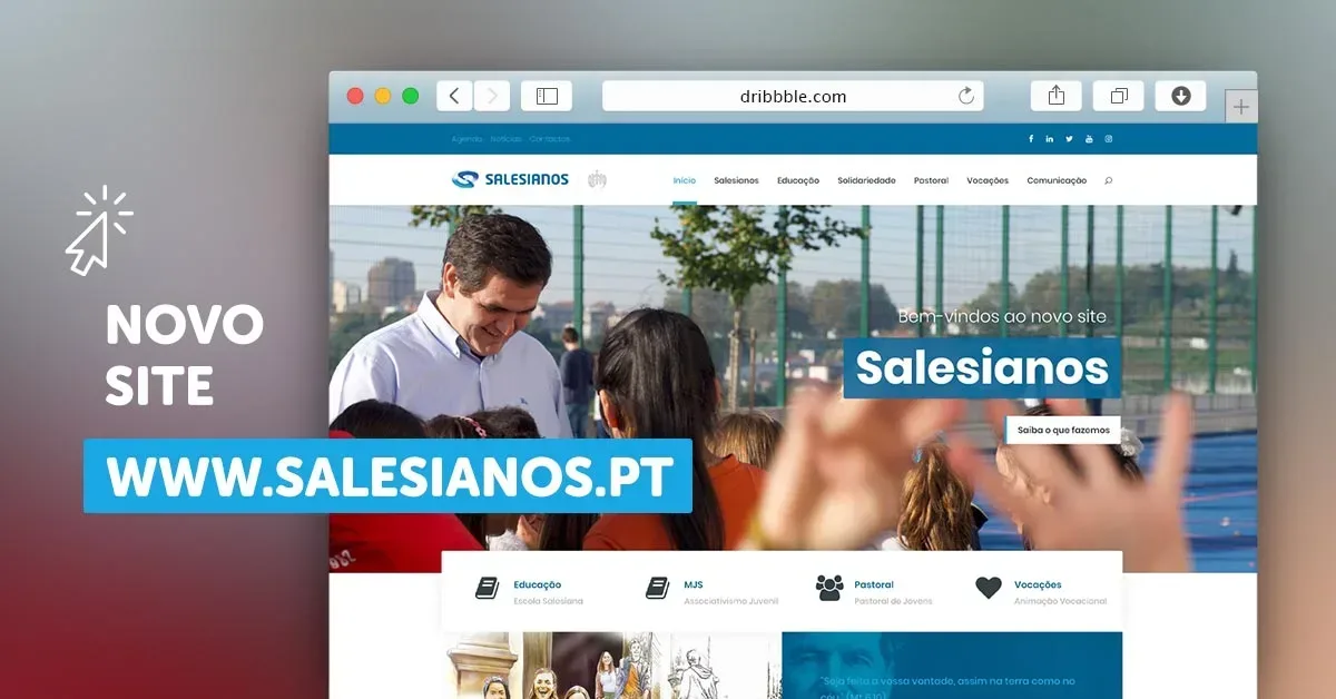 Novo site dos Salesianos de Portugal
