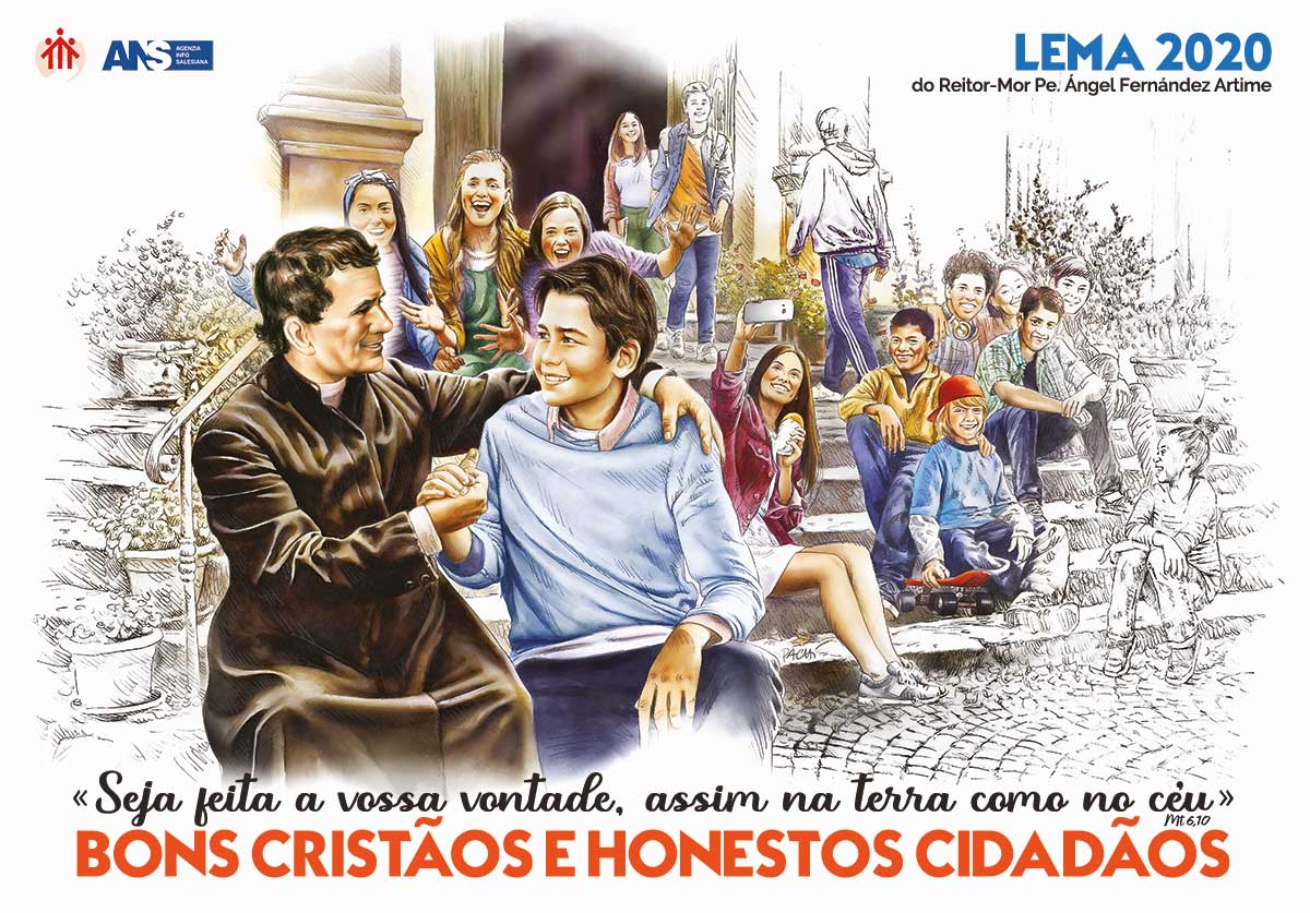 Cartaz do Lema do Reitor-Mor para 2020