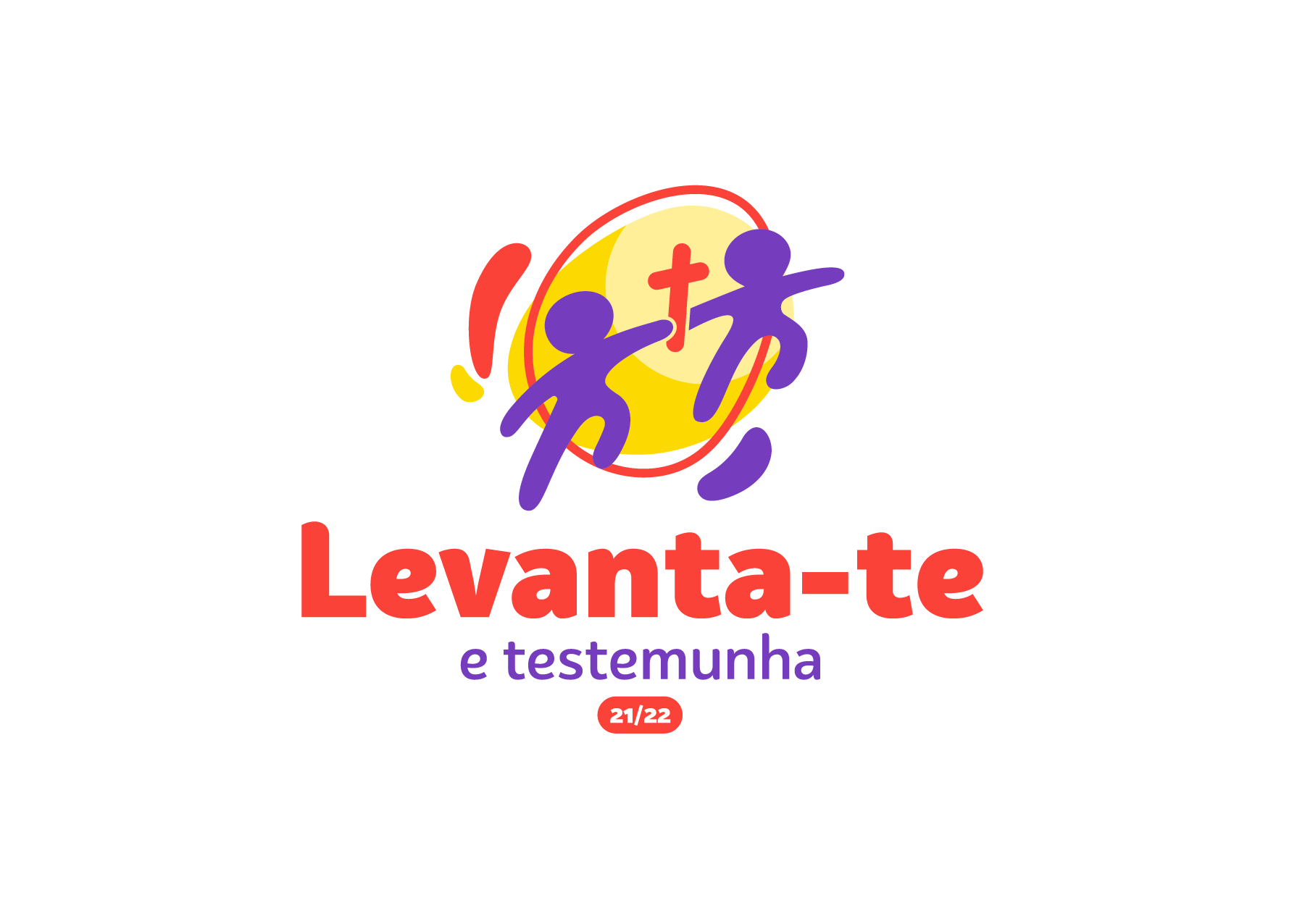 Logótipo do tema do ano Levanta-te e testemunha