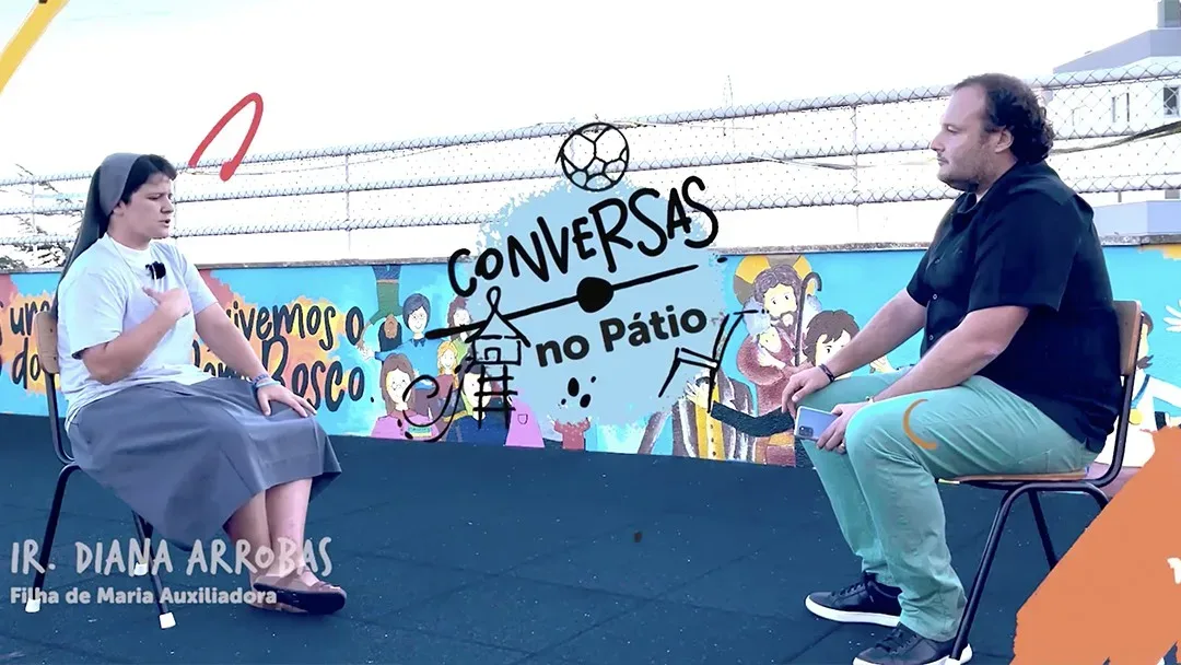 Conversas no pátio