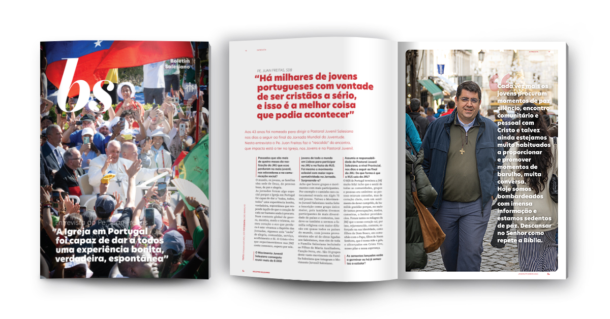 Boletim Salesiano inaugura novo “layout” e novas colaborações