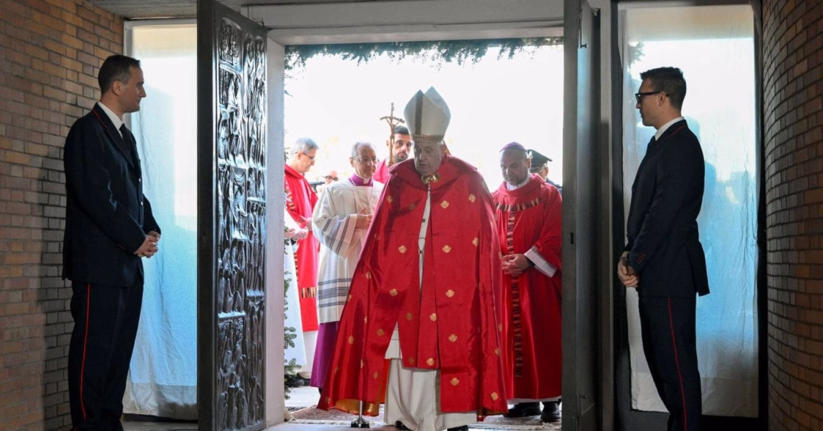 Rebibbia, Roma: A Porta Santa de uma prisão