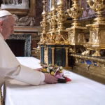 Papa Francisco, Santa Maria Maggiore, 14 de março de 2013 @ VATICAN MEDIA