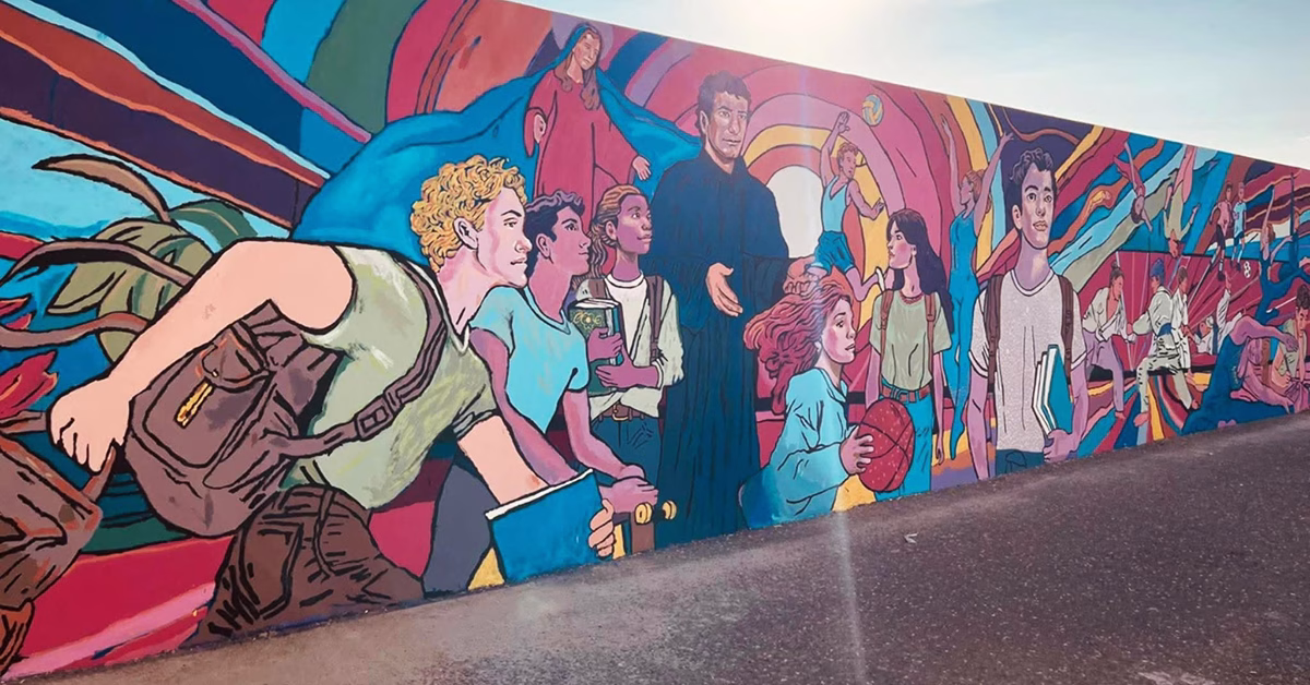 Salesianos de Évora inauguram mural na Festa da Família