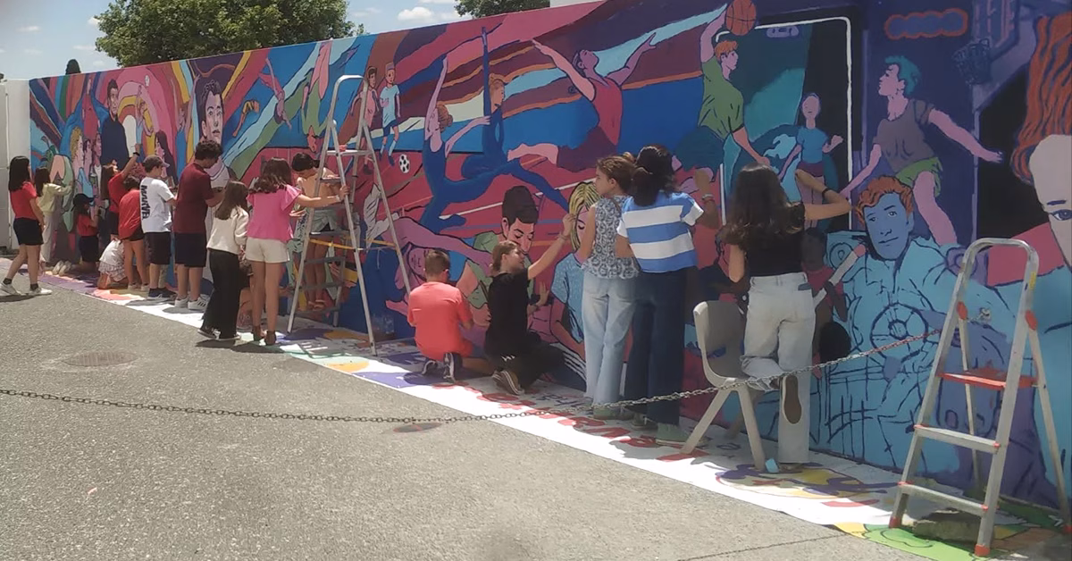Salesianos de Évora inauguram mural na Festa da Família