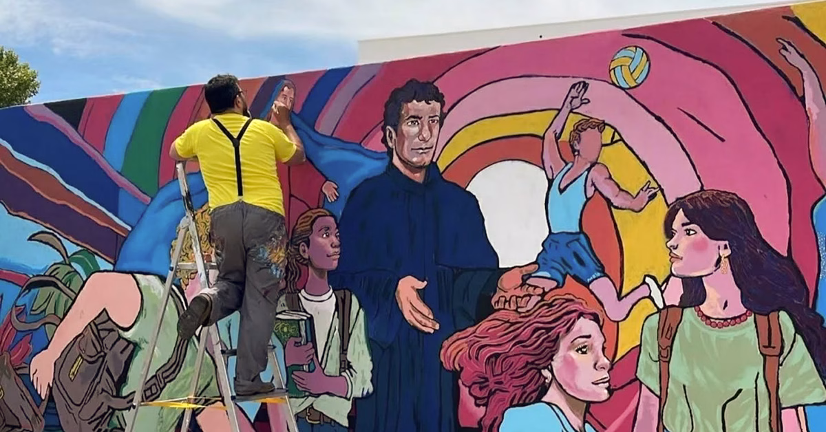 Salesianos de Évora inauguram mural na Festa da Família