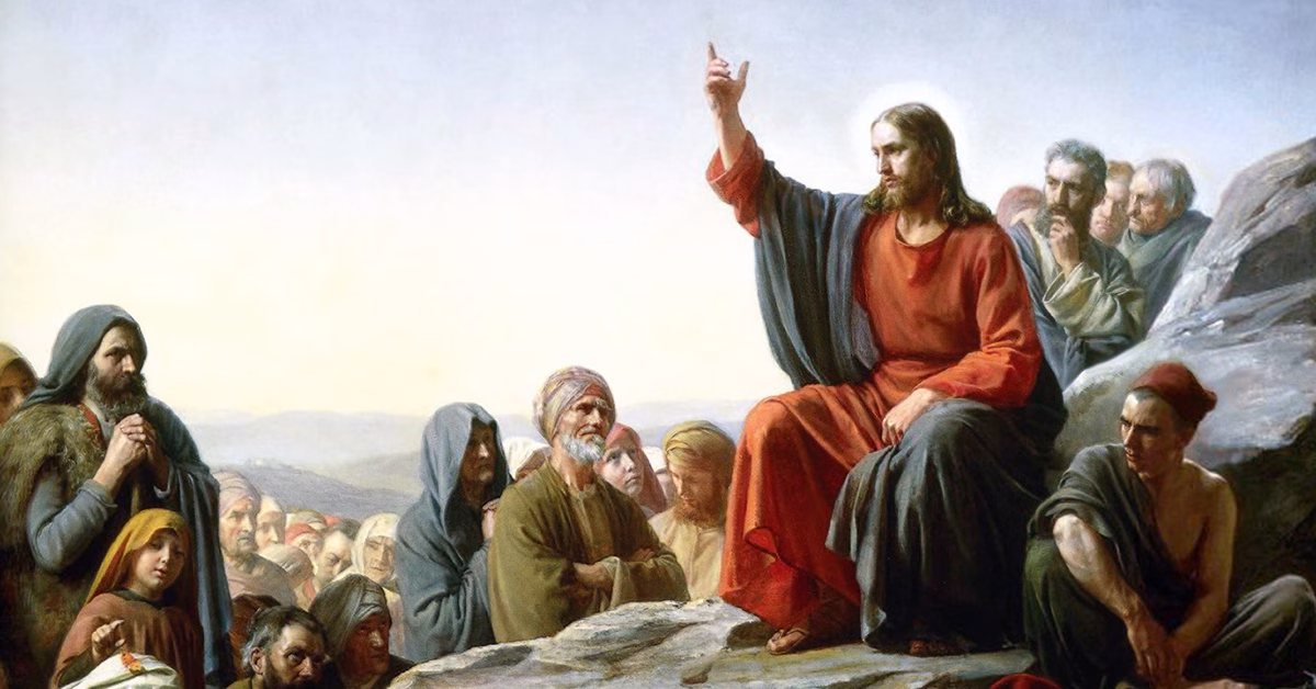 Imagem: "Sermão na Montanha" de Carl Bloch (1877)