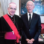 D. Ivo Scapolo condecorado com a Grã-Cruz da Ordem Militar de Cristo