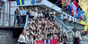 Escuteiros do Agrupamento 64 São José no Kandersteg International Scout Centre
