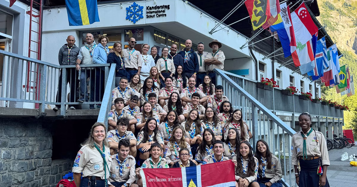 Escuteiros do Agrupamento 64 São José no Kandersteg International Scout Centre