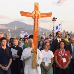 “Queremos a paz no mundo!”