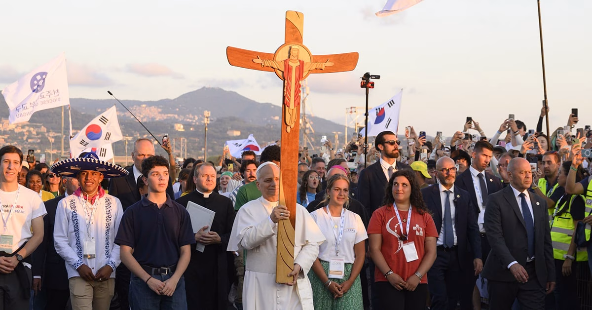 “Queremos a paz no mundo!”
