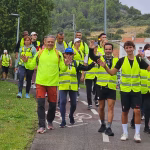 Peregrinos a caminho de Fátima