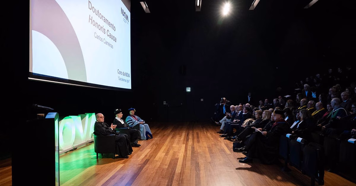 Universidade Nova atribui Doutoramento Honoris Causa a Carlos Carreiras, Antigo Aluno dos Salesianos do Estoril
Fotografia © Universidade Nova de Lisboa