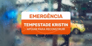 Campanha solidária tempestade Kristin