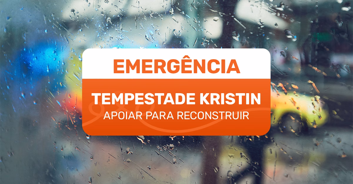 Campanha solidária tempestade Kristin