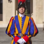 O lusodescente na Guarda Suíça Pontifícia Fotografia: António Cotrim/Lusa
