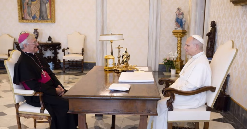 D. Andrés Carrascosa Coso, novo Núncio Apostólico, chega a Portugal, fotografia: Vatican Media