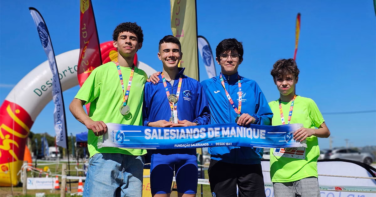 Alunos dos Salesianos de Manique Campeões Nacionais de Corta-Mato iniciados