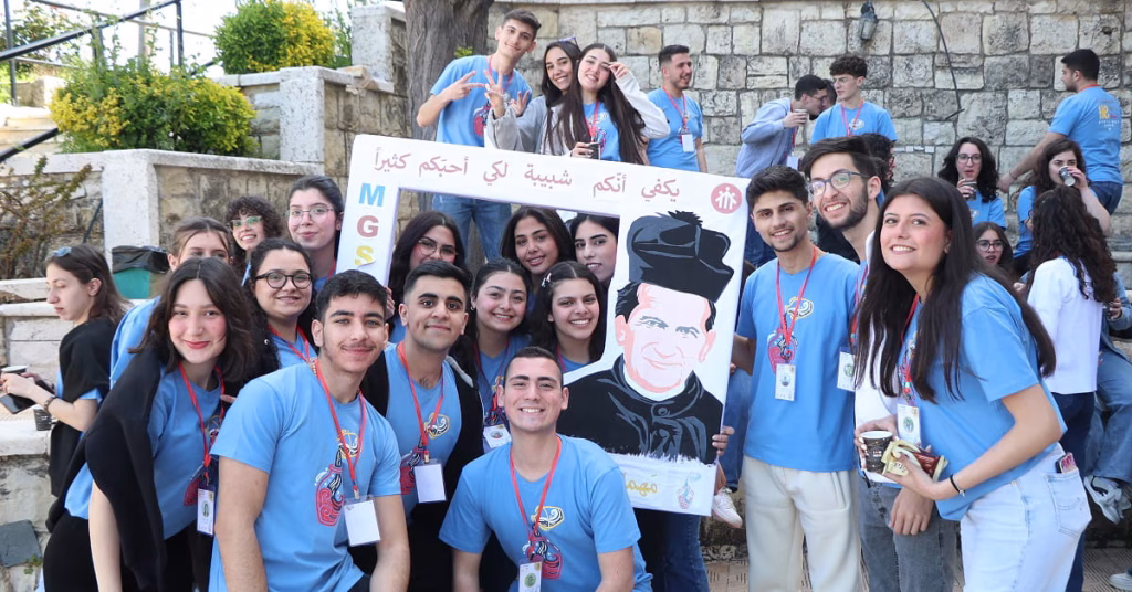 Jovens sírios juntos no Encontro MJS 
