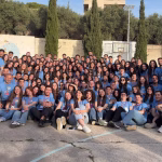 Jovens sírios juntos no Encontro MJS