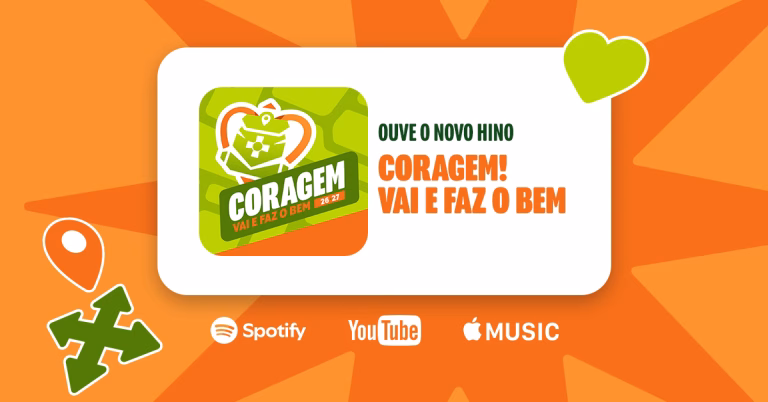 “Coragem! Vai e faz o bem.”: novo hino dá ritmo ao Tema Pastoral 2026/2027
