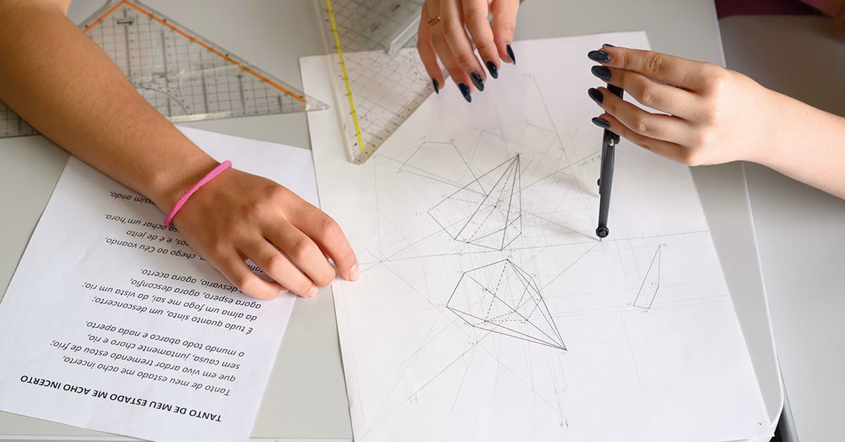 A voz de Camões na Geometria Descritiva